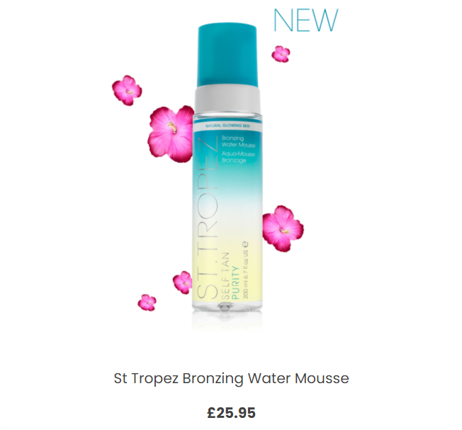 St Tropez Bronzing Water Mousse